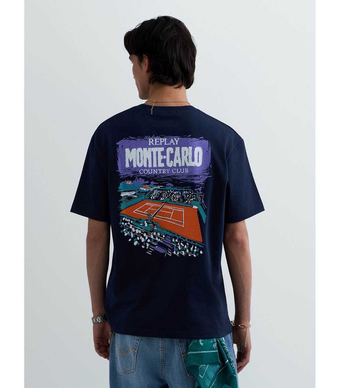 REPLAY × Monte Carlo Country Club オーバーサイズ Tシャツ